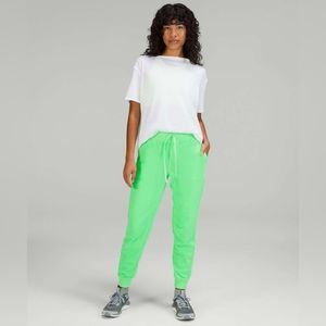 lululemon athletica Neon Green Track Pants